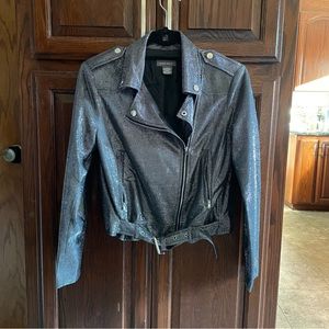 Sans Souci Metallic Moto Jacket